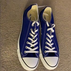Men’s Radio Blue Converse Low Tops